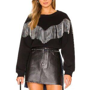 Gilli Rhinestone Tassel Sweatshirt